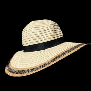 August Hat CO. Animal Trim Paper Floppy Brim Sun Hat No Size